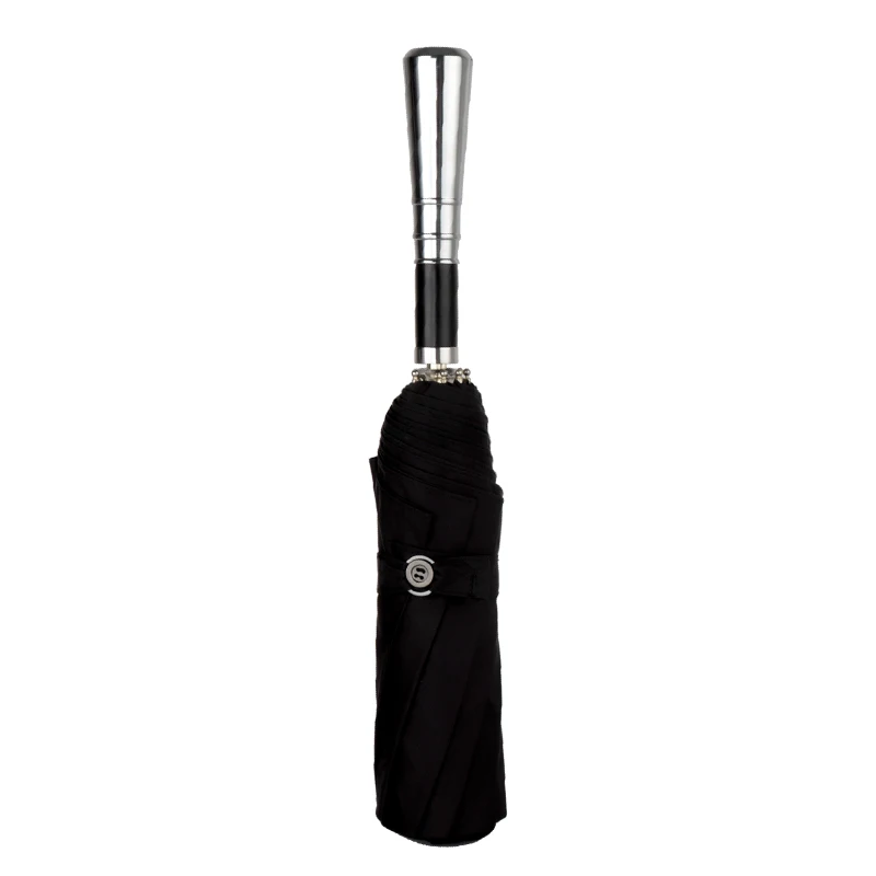 Golf Umbrella Large - Black Luxury Folding Umbrella Windproof Large