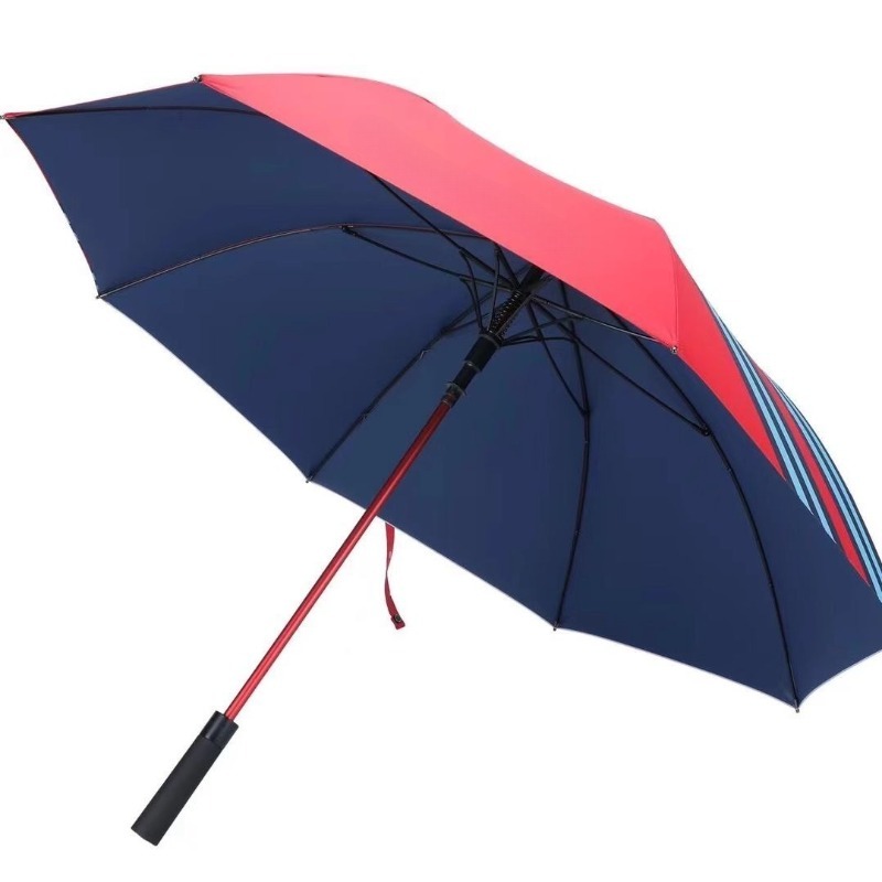 Golf Umbrella Large - Suitable For Porsche Red And White