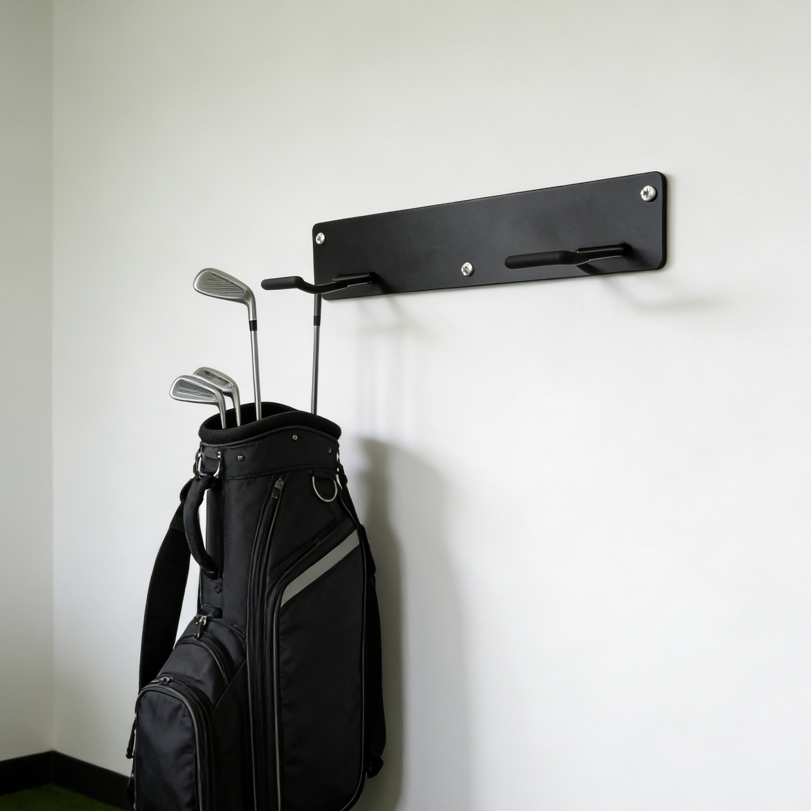 Wall Mounted Golf Bag Rack Spa - Golf Equipment Garage Organizer ulasan dan harga