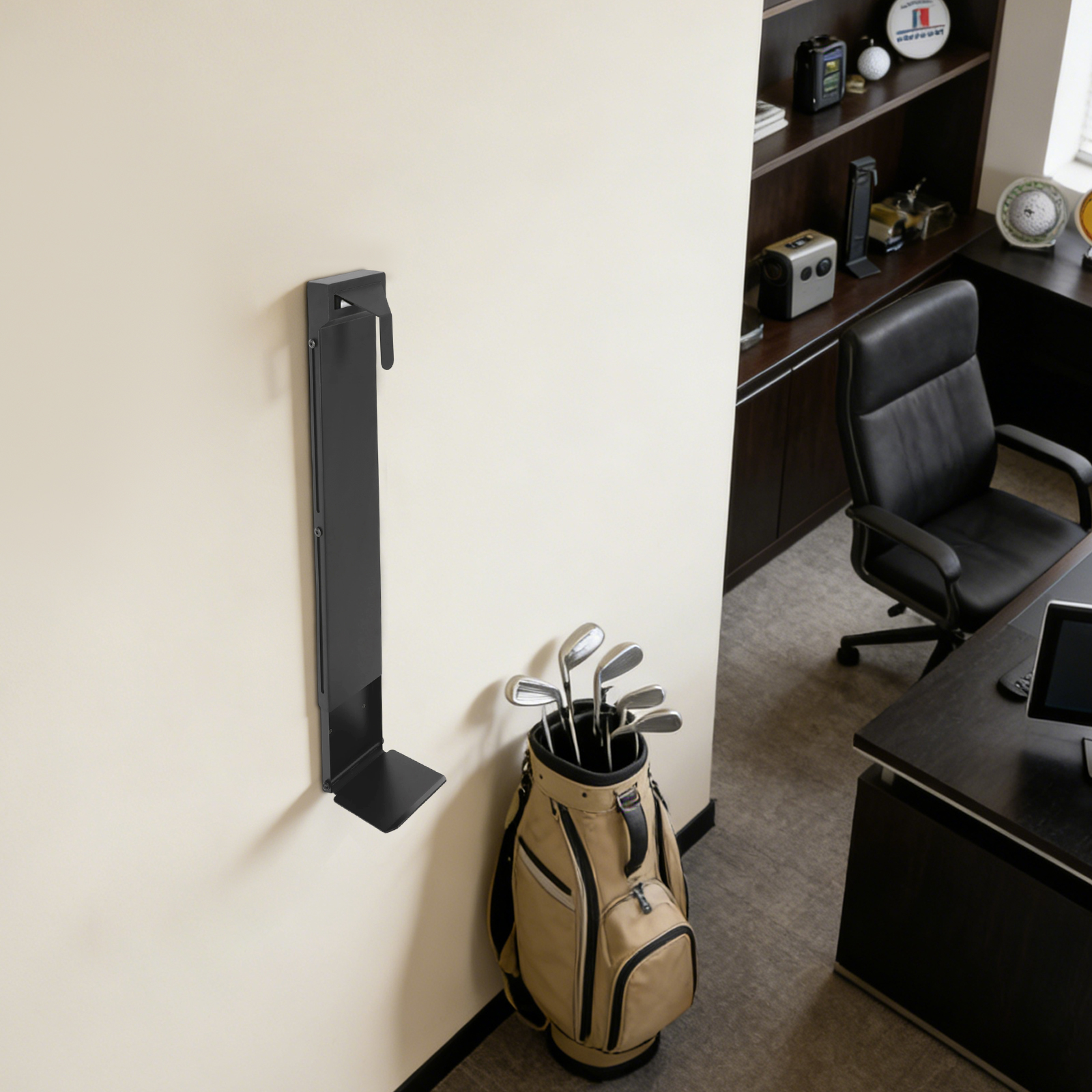 Wall Mount Golf Bag Holder Gol - Golf Equipment Garage Organizer ulasan dan harga