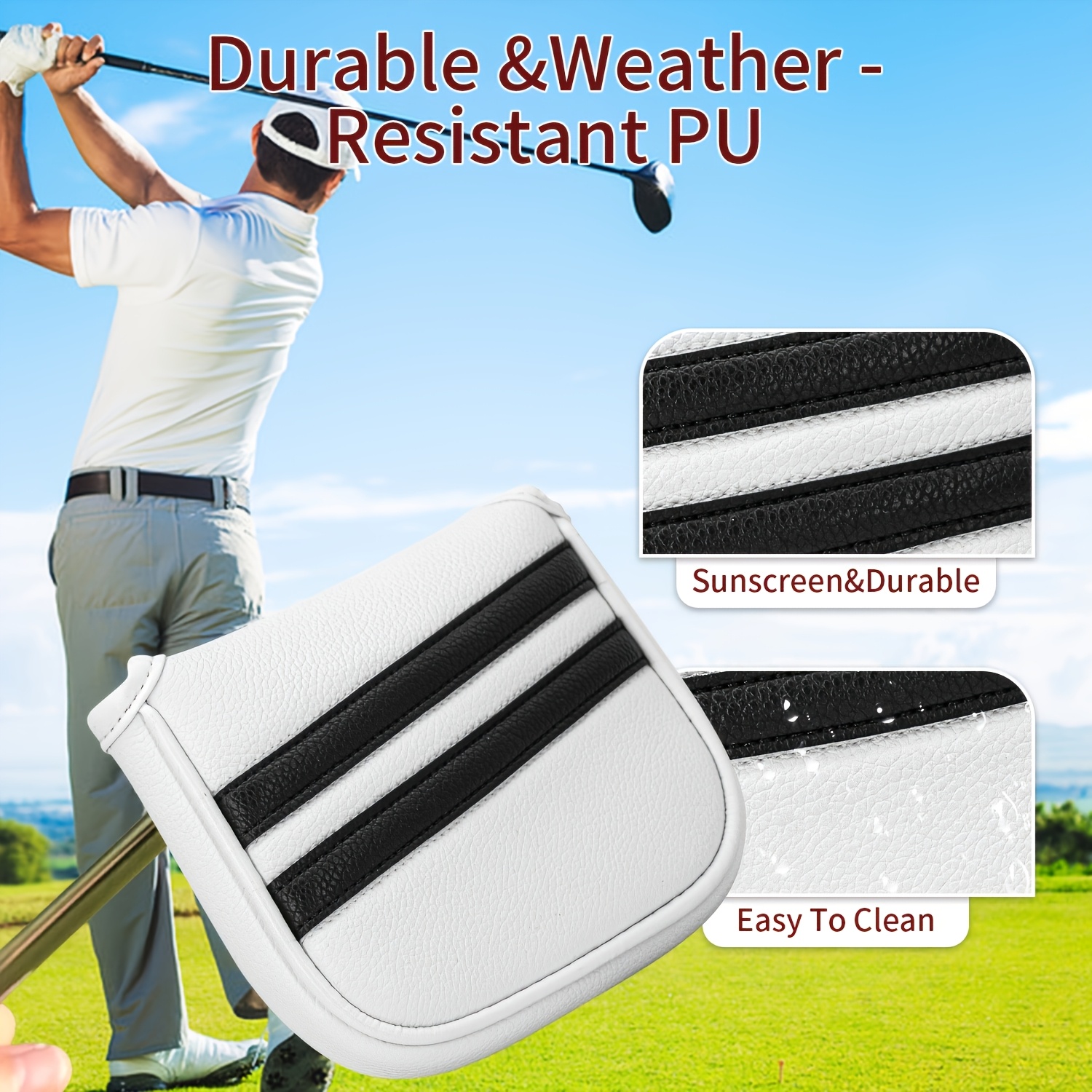 1pc Double Bar Stripes Style G - Golf Equipment Suppliers ulasan dan harga