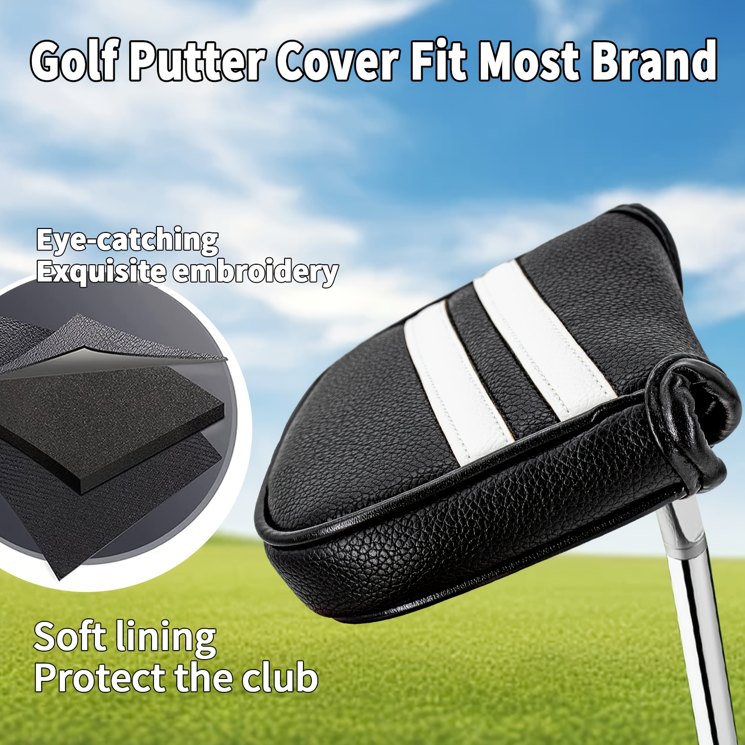 1pc Double Bar Stripes Style G - Golf Equipment Suppliers ulasan dan harga