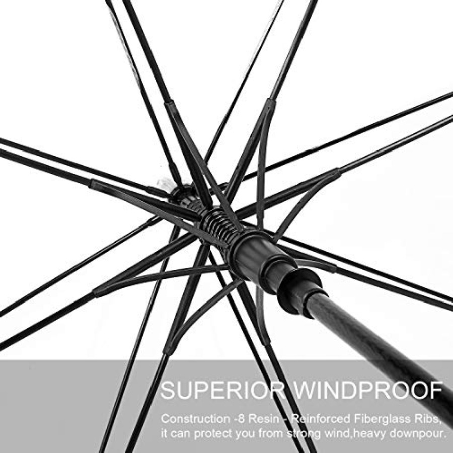 Clear Golf Umbrella Transparen - Golf Umbrella Large ulasan dan harga