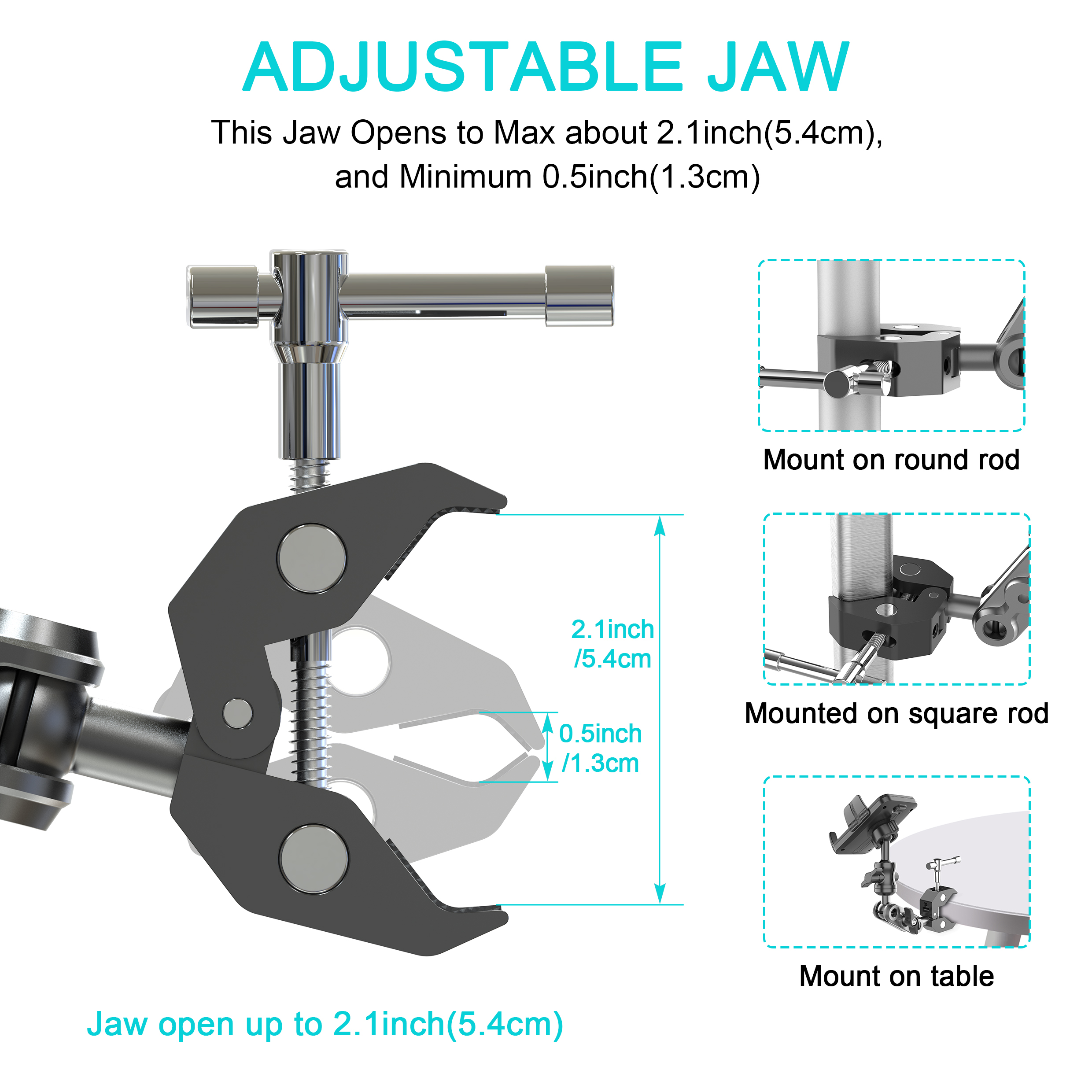 Phone Holder with Super Clamp  - Golf Scorecard Holder ulasan dan harga