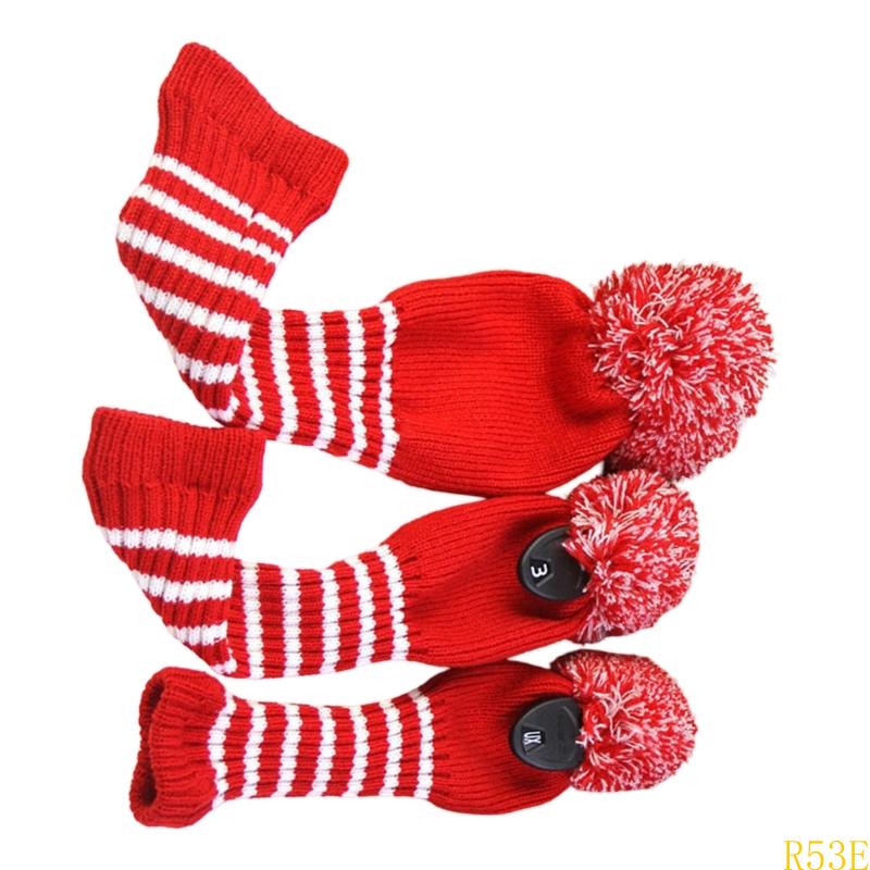 3pcs Golf Club Head Cover Knit - Golf Equipment Suppliers ulasan dan harga