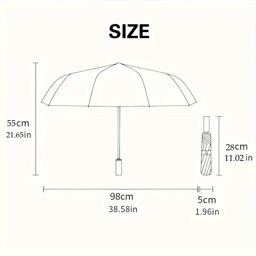 1pc Automatic Open/Close Umbre - Golf Umbrella Large ulasan dan harga