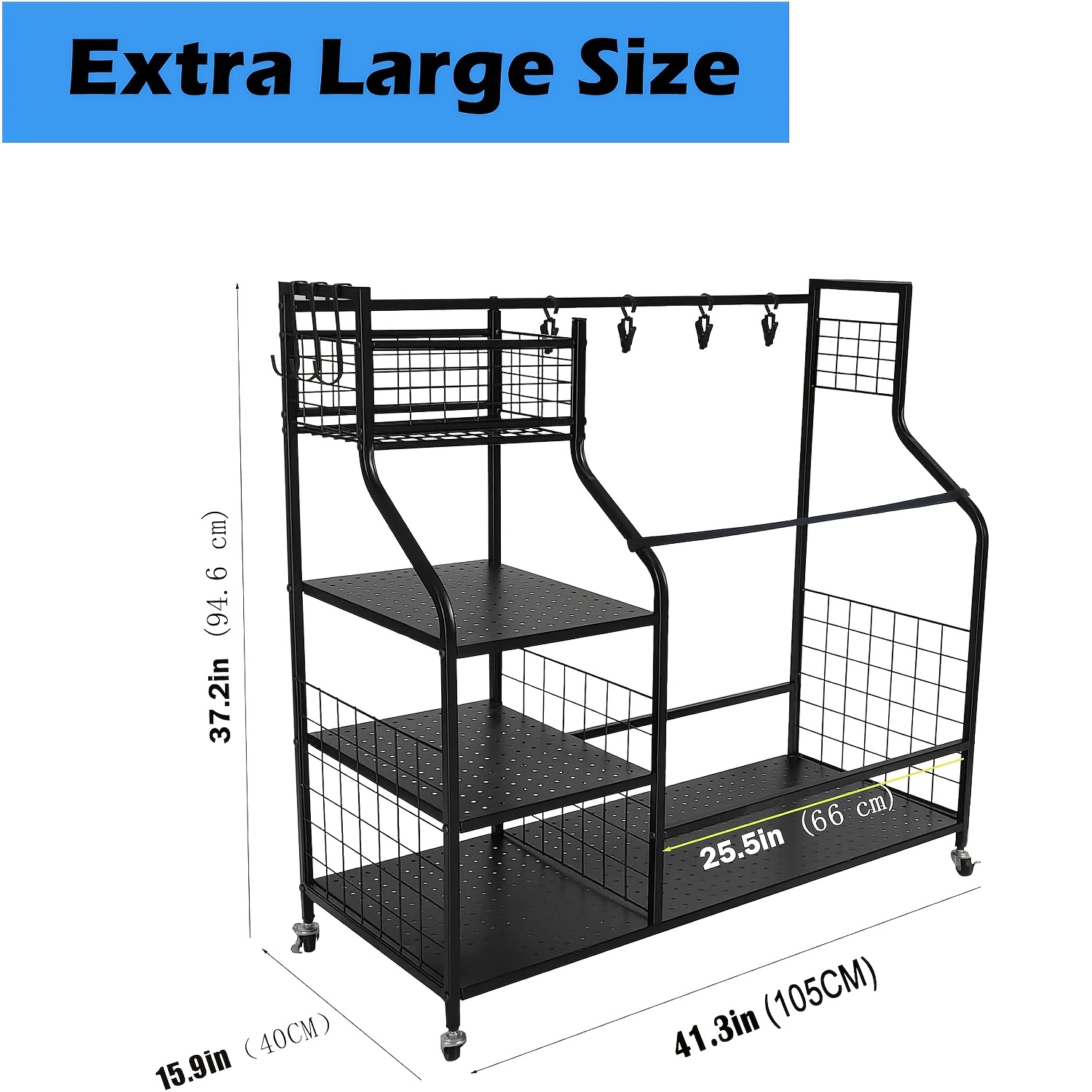 Golf Storage Rack Golf Bag Org - Golf Equipment Garage Organizer ulasan dan harga
