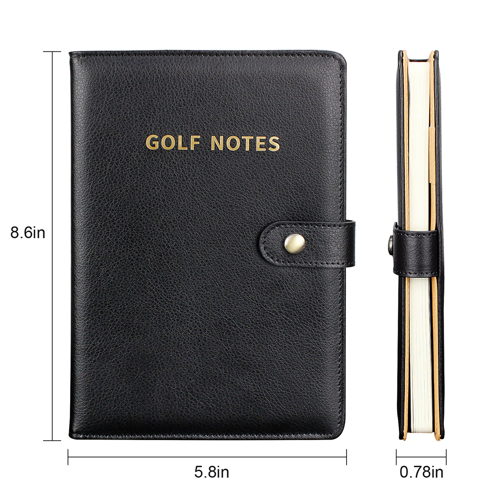 Black Leather Golf Scorecard H - Golf Scorecard Holder ulasan dan harga