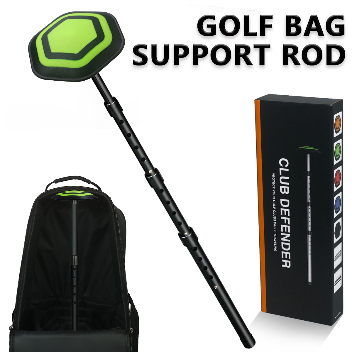 Golf 4-section bag stand alumi - Golf Scorecard Holder ulasan dan harga