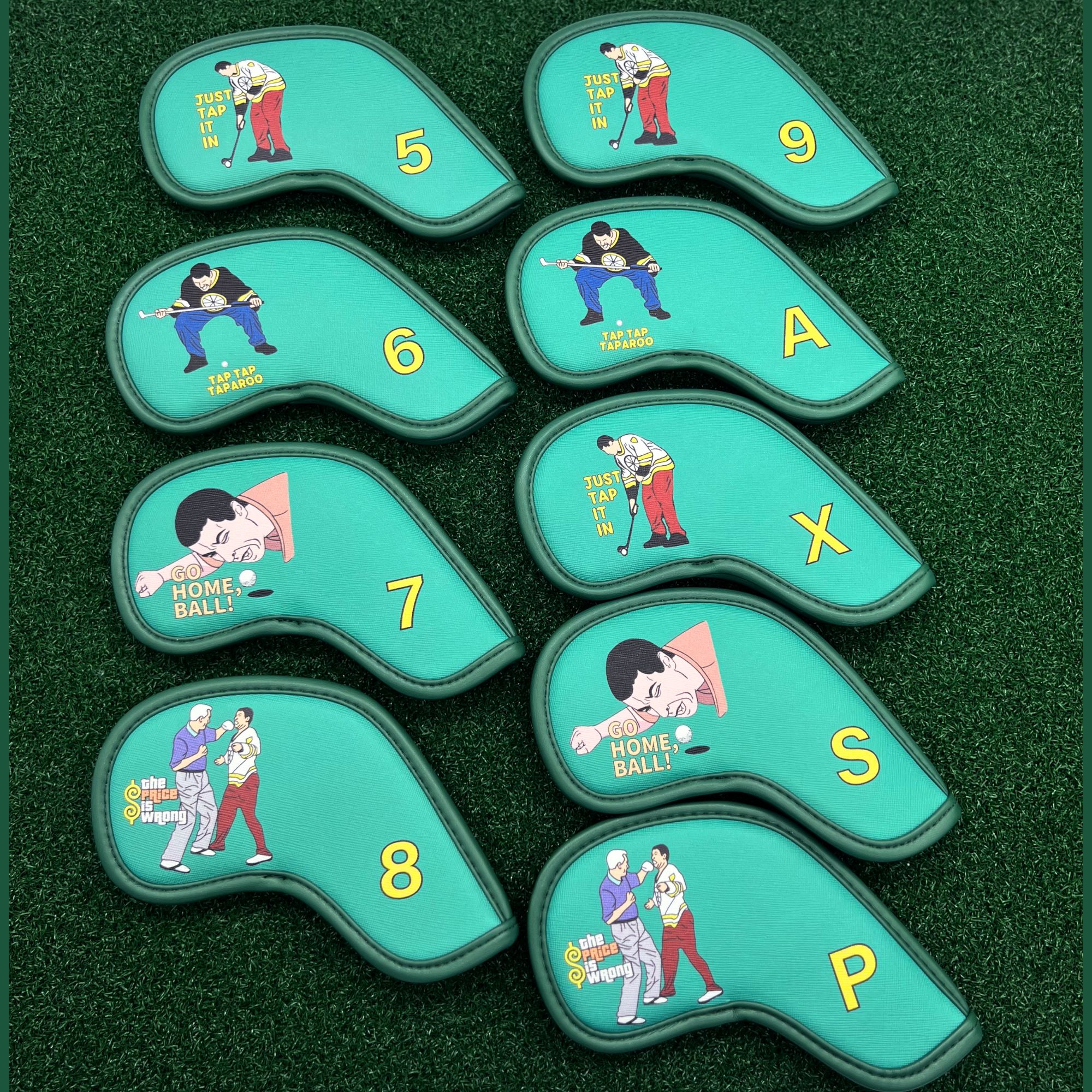 9 pcs Golf Iron Covers with Fu - Golf Equipment Suppliers ulasan dan harga